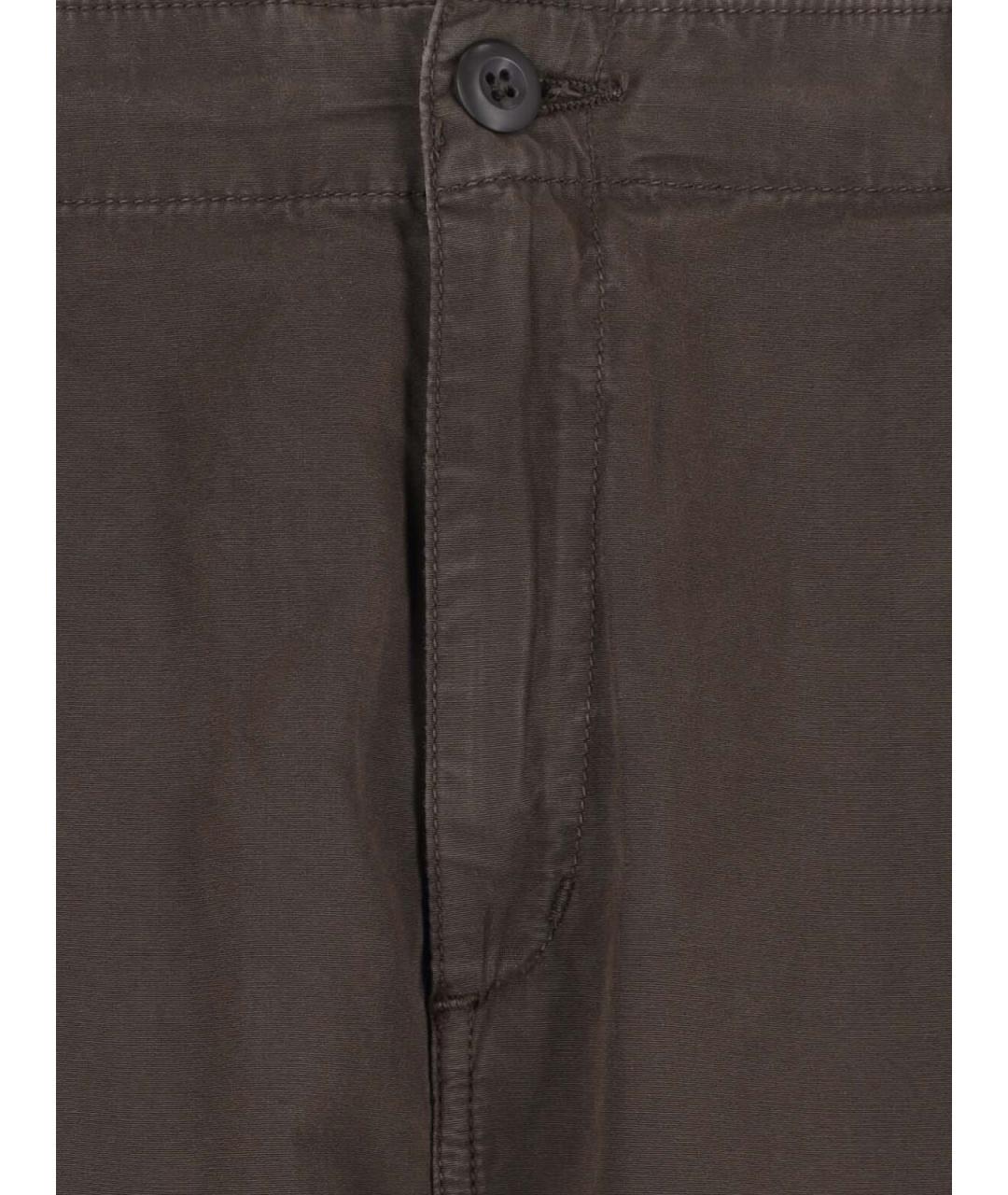 CARHARTT WIP Коричневые хлопковые повседневные брюки, фото 5