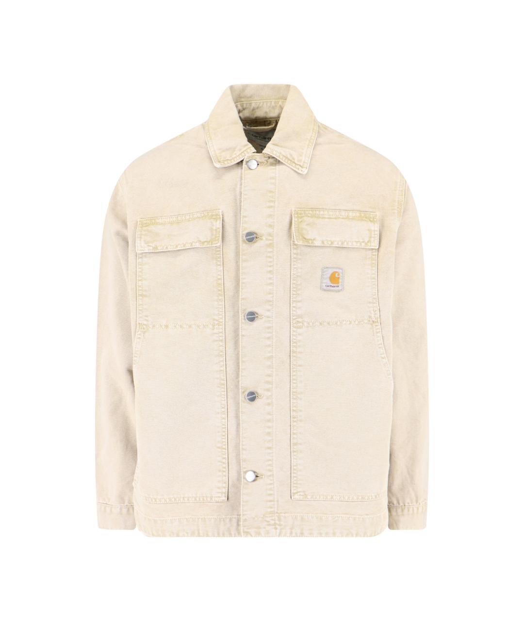 CARHARTT WIP Белая хлопковая куртка, фото 1