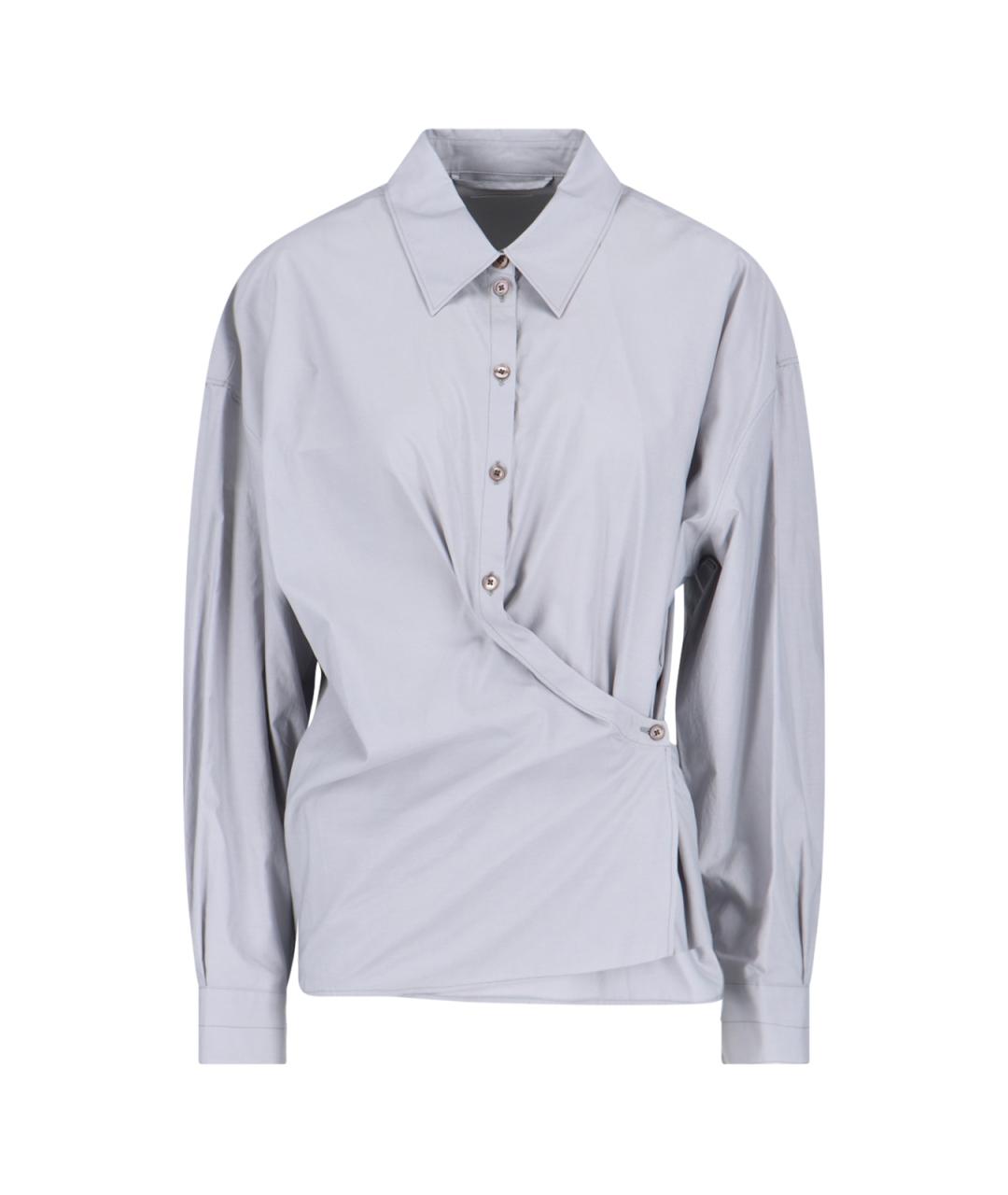 LEMAIRE Серая хлопковая рубашка, фото 1