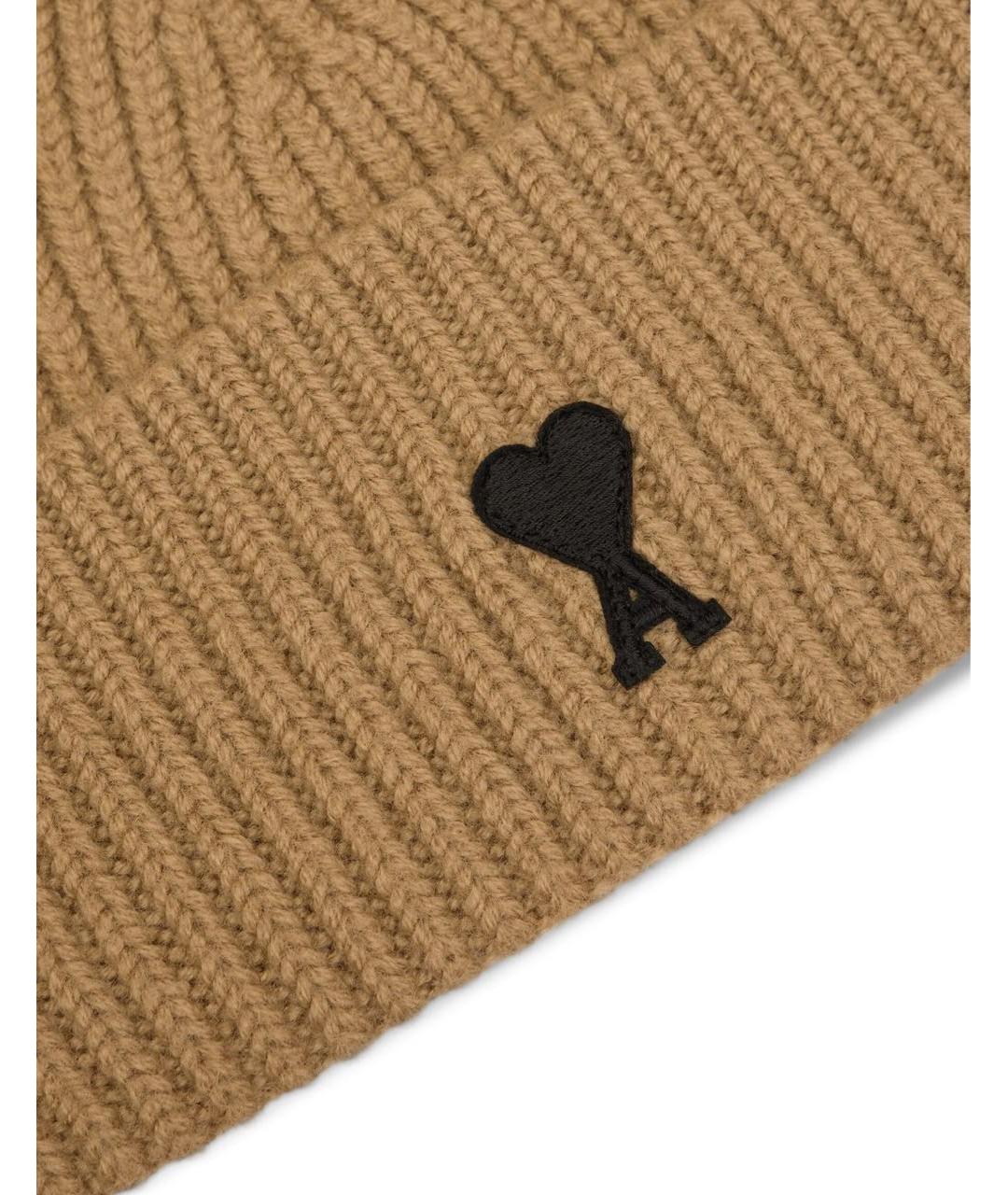ACNE STUDIOS Бежевая шерстяная шапка, фото 2
