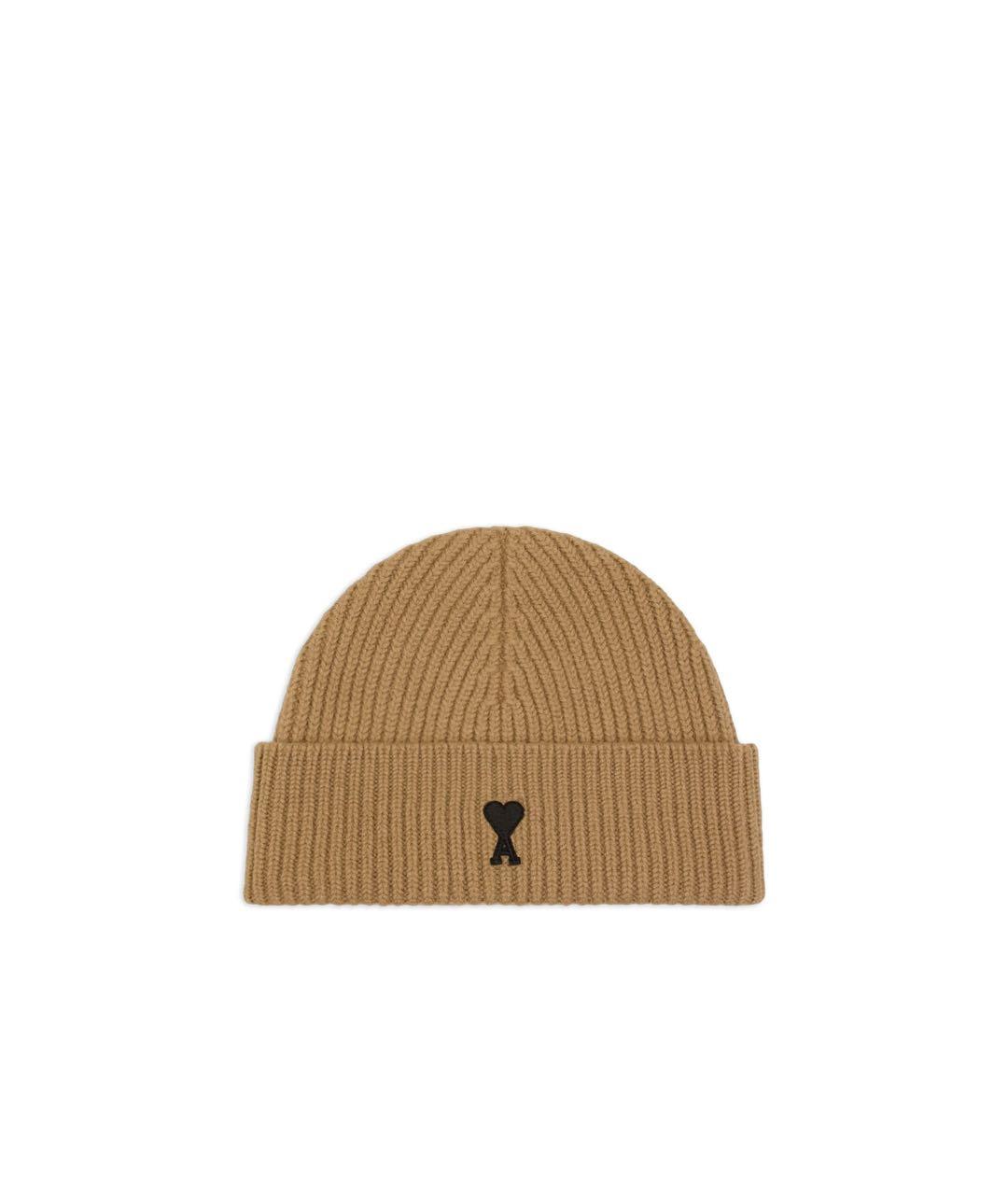 ACNE STUDIOS Бежевая шерстяная шапка, фото 1