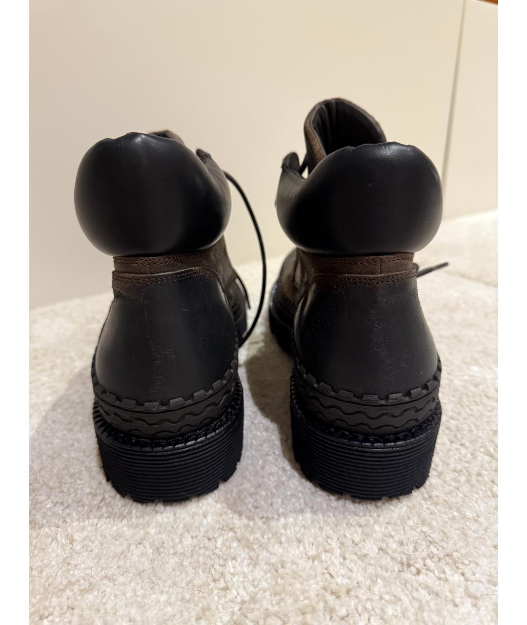 DOLCE&GABBANA Кожаные низкие ботинки, фото 3