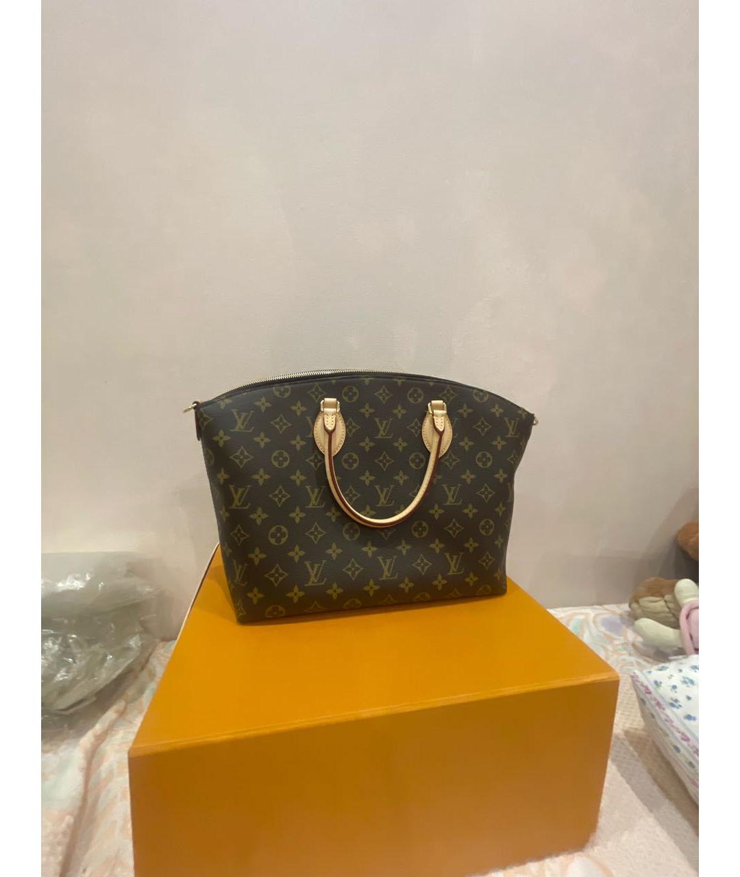 LOUIS VUITTON Коричневая сумка с короткими ручками, фото 3