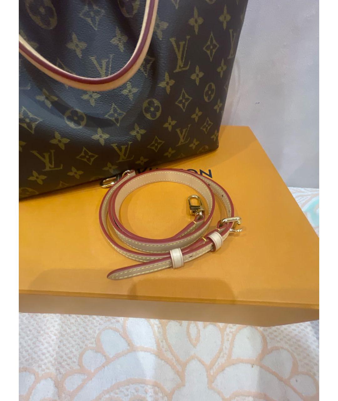 LOUIS VUITTON Коричневая сумка с короткими ручками, фото 6