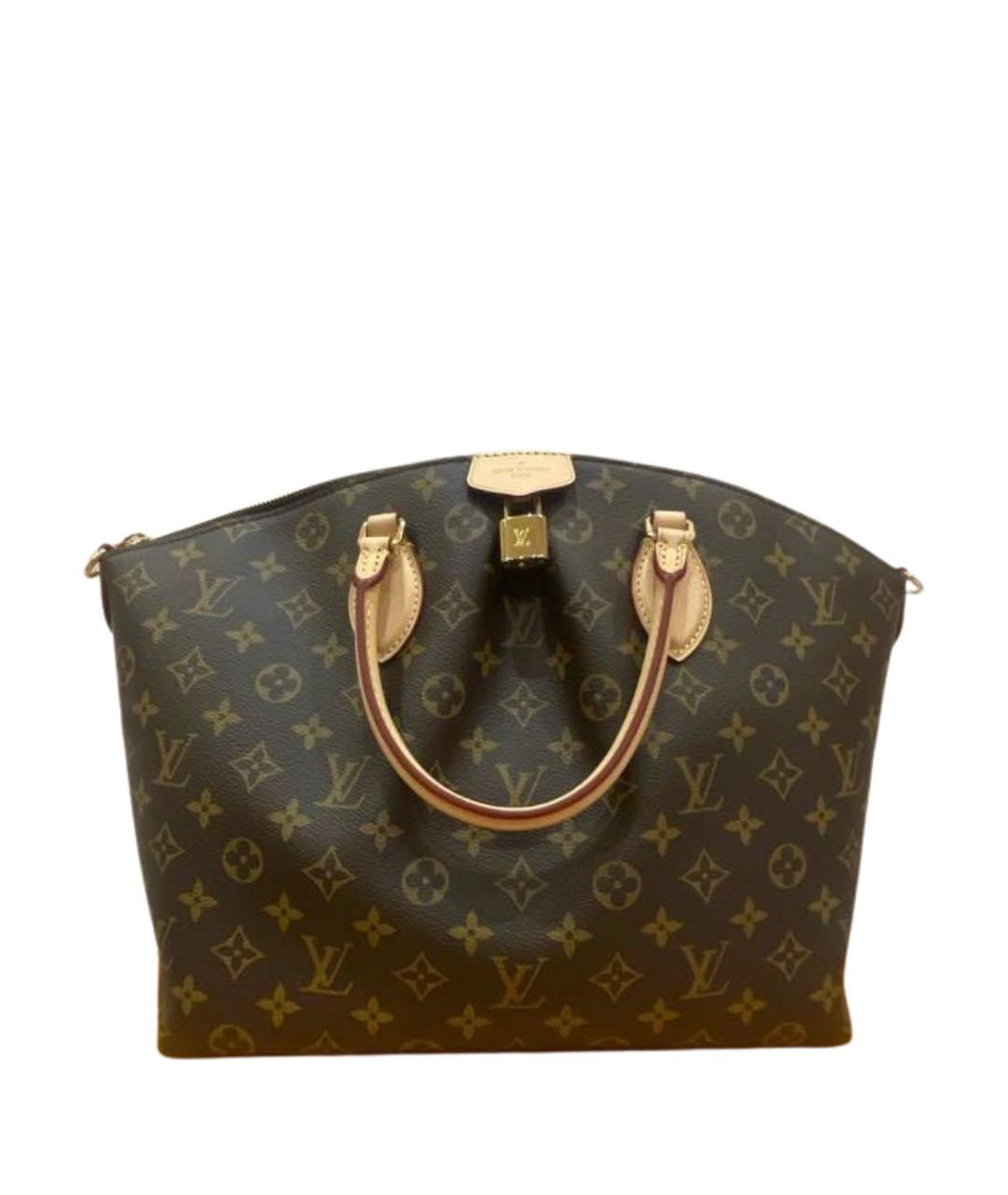 LOUIS VUITTON Коричневая сумка с короткими ручками, фото 1