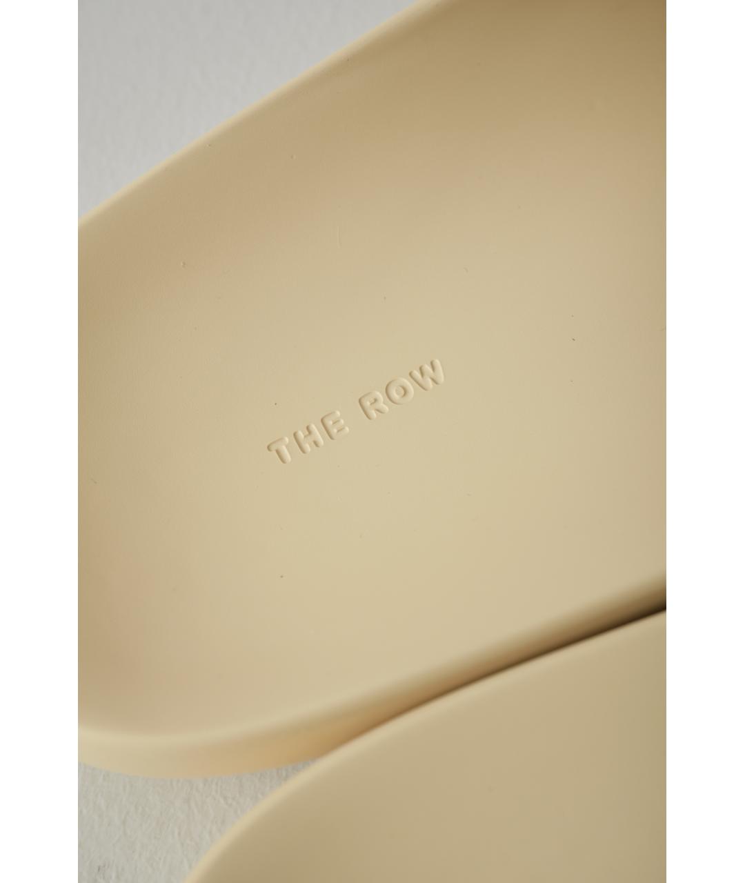 THE ROW Желтые резиновые сандалии, фото 6