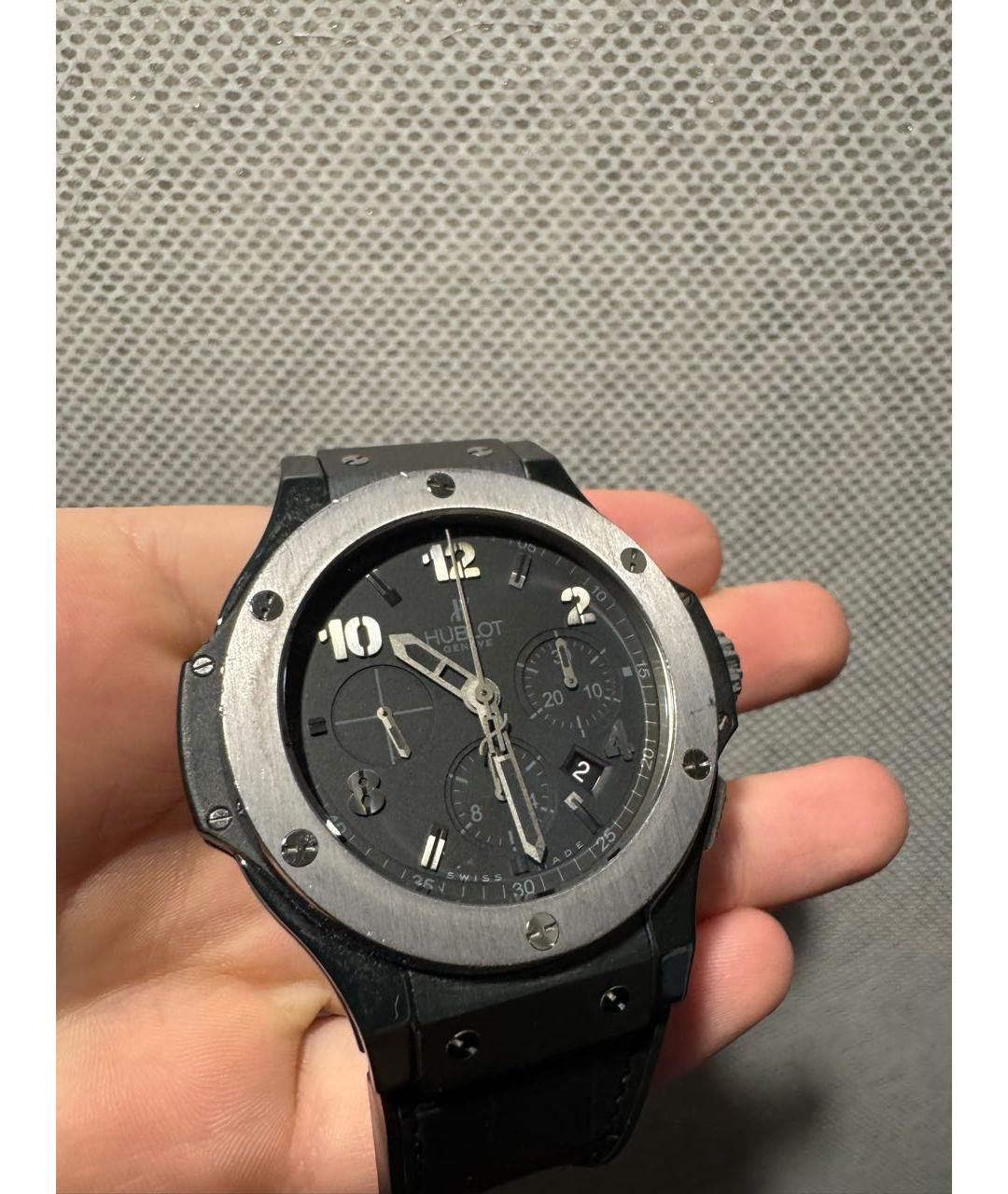 HUBLOT Черные металлические часы, фото 2