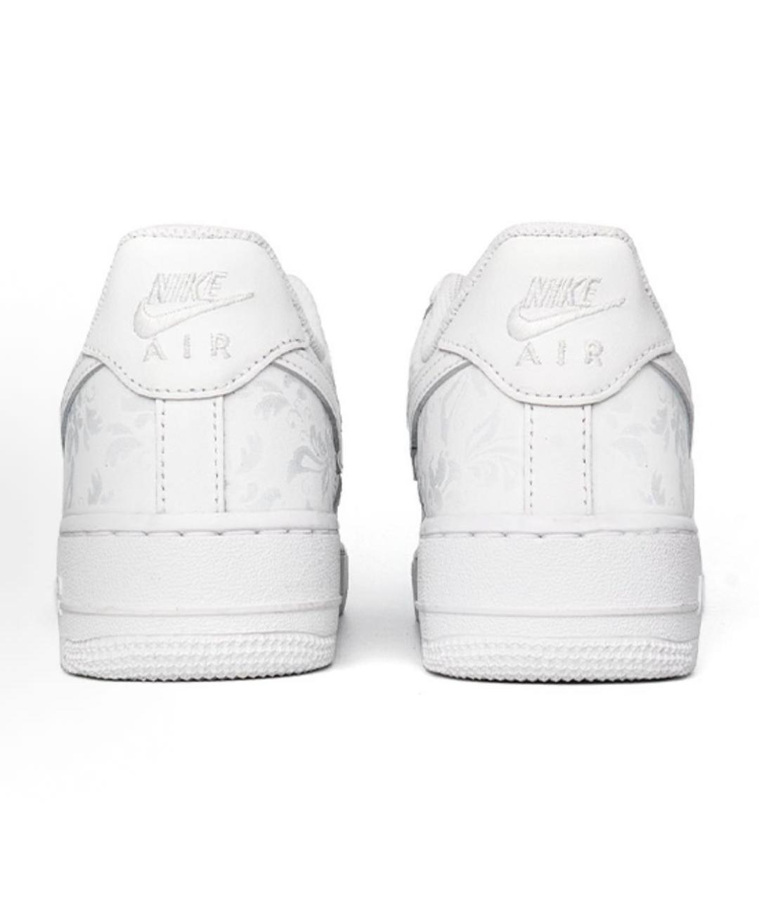 NIKE Белые кожаные низкие кроссовки / кеды, фото 3