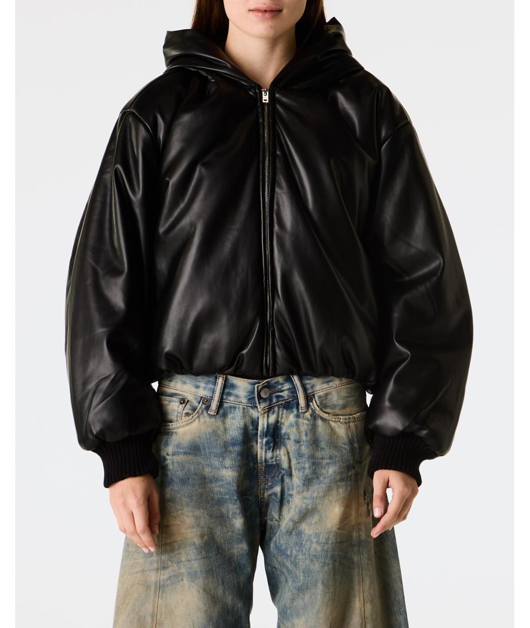 ACNE STUDIOS Черная полиэстеровая куртка, фото 5