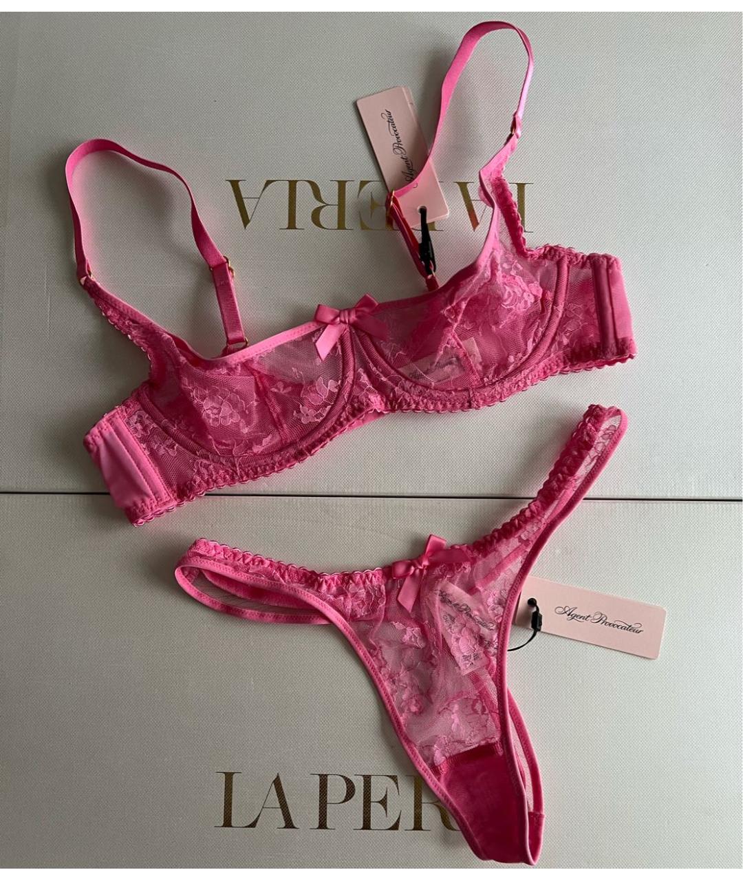 AGENT PROVOCATEUR Розовый комплекты, фото 8