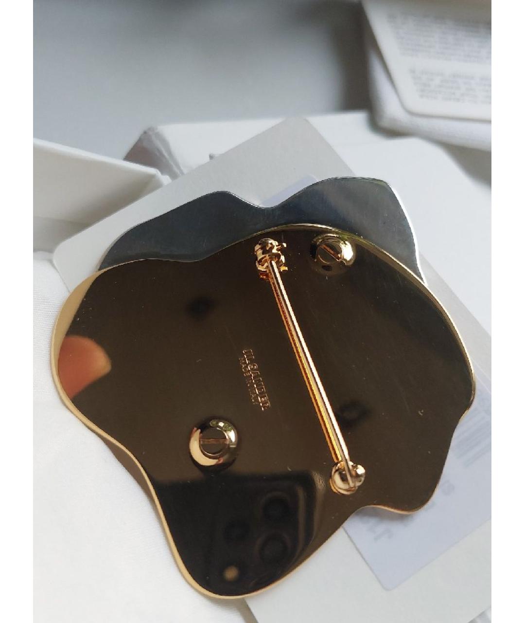 JIL SANDER Серебряная с серебряным покрытием булавка / брошь, фото 3