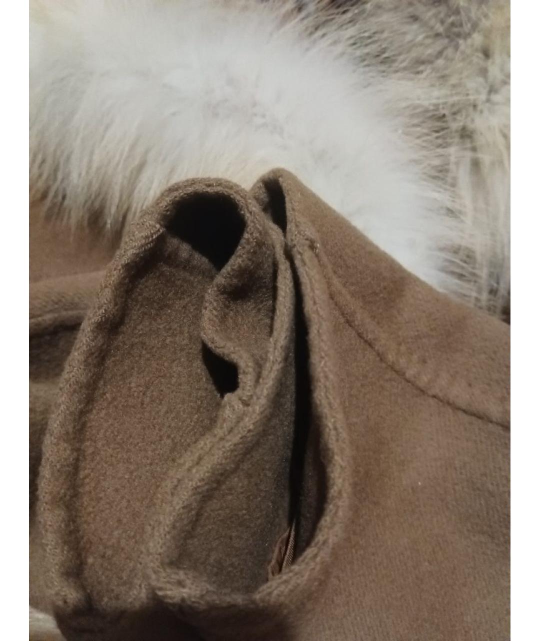 ERMANNO SCERVINO Бежевое кашемировое пальто, фото 7