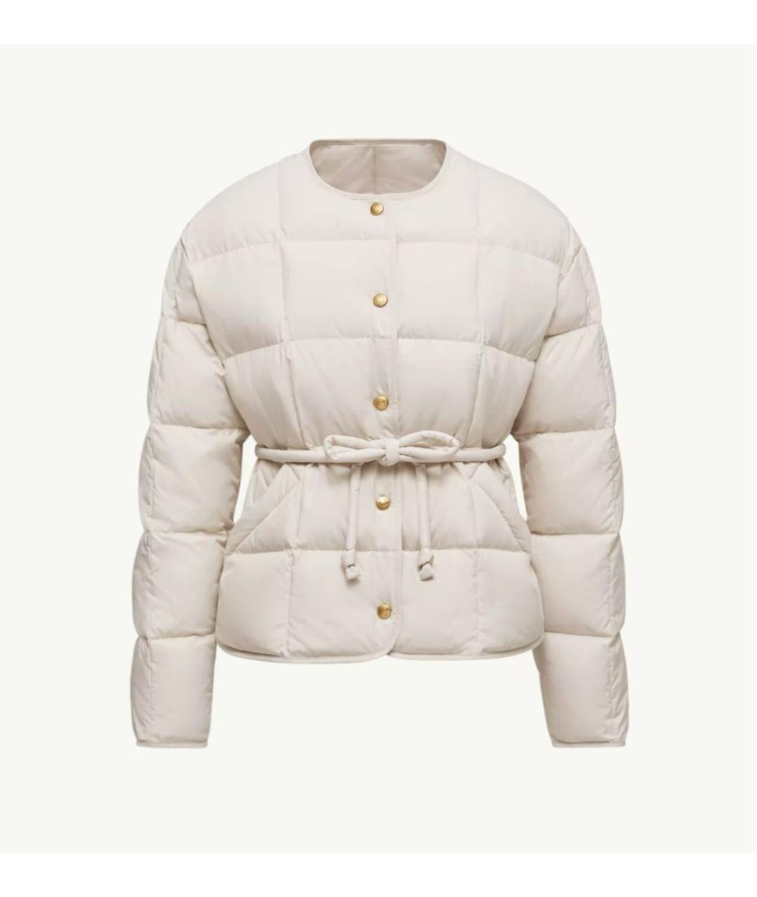 MONCLER Бежевый пуховик, фото 6