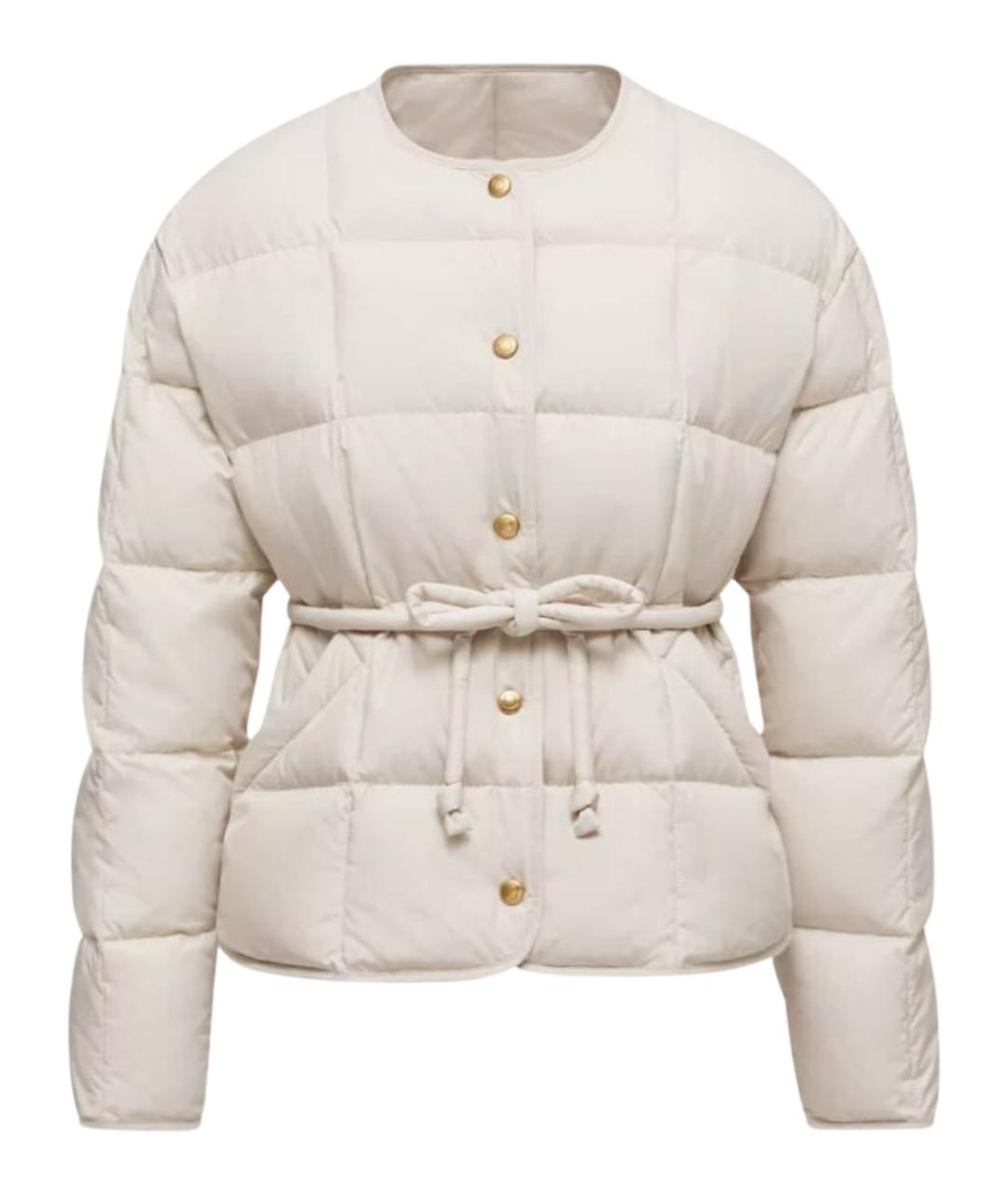 MONCLER Бежевый пуховик, фото 1