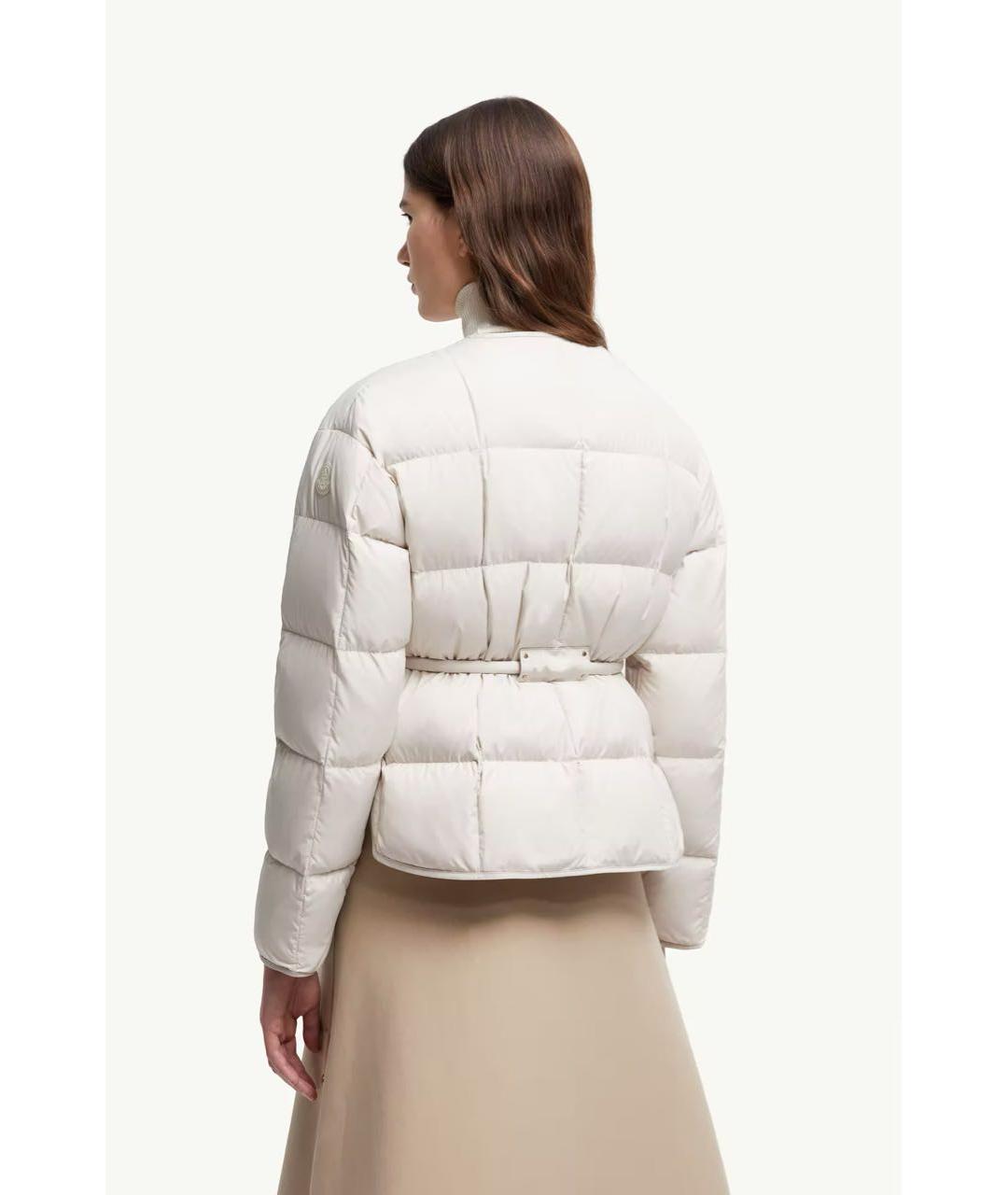 MONCLER Бежевый пуховик, фото 3