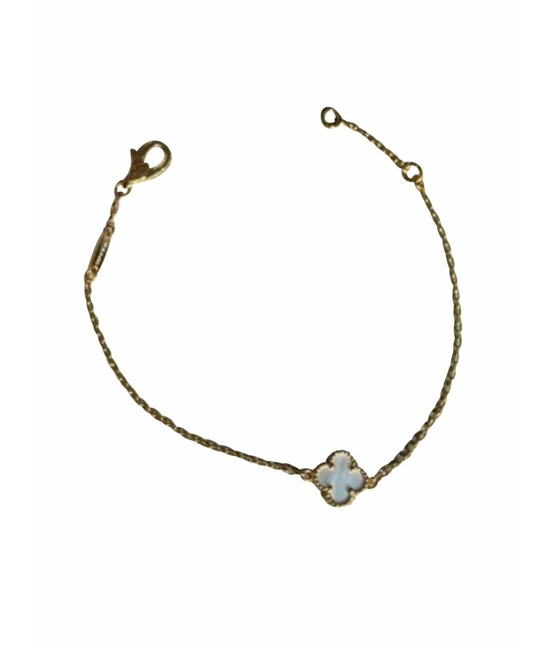 VAN CLEEF & ARPELS Белый браслет из желтого золота, фото 1