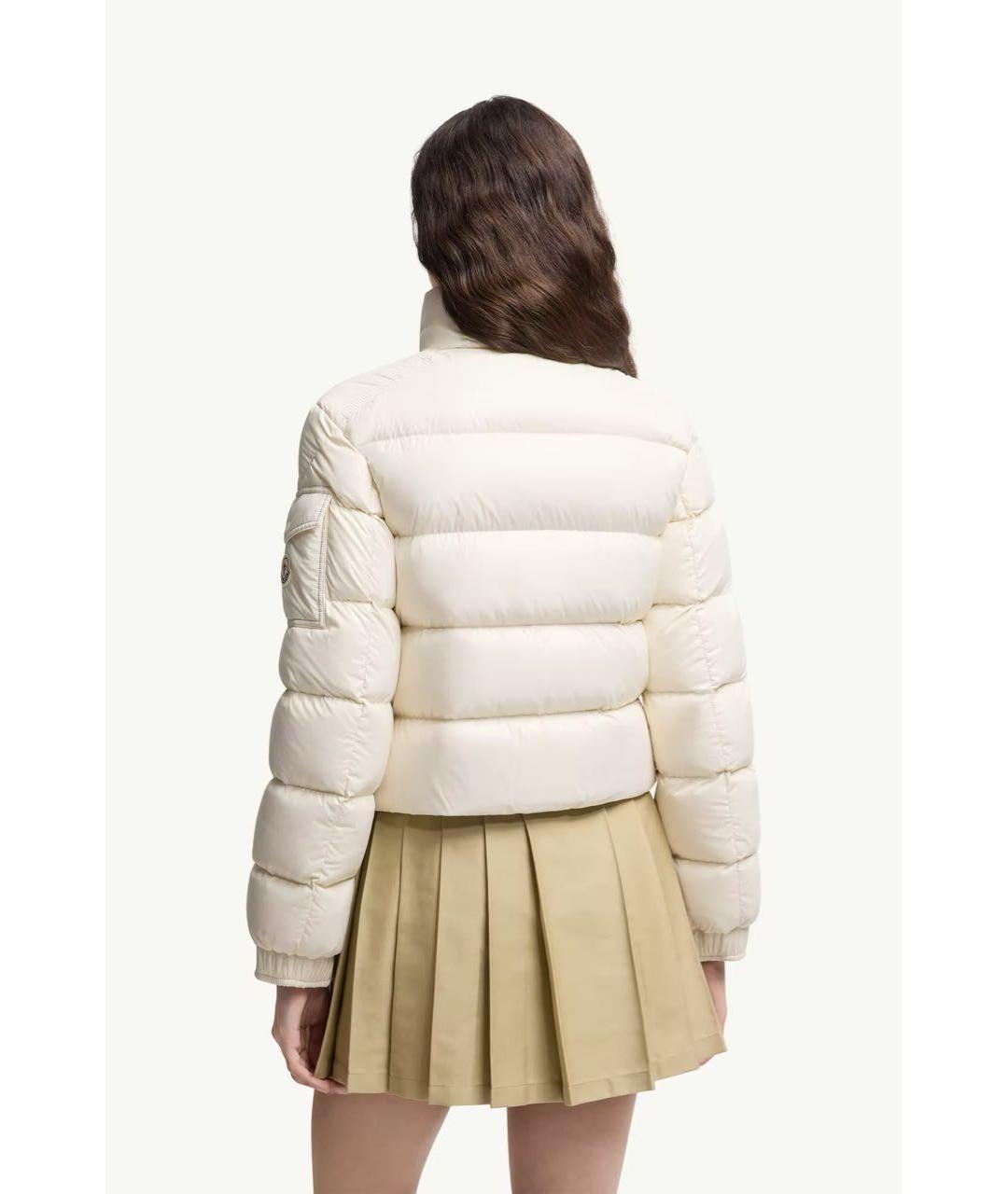 MONCLER Белый пуховик, фото 3