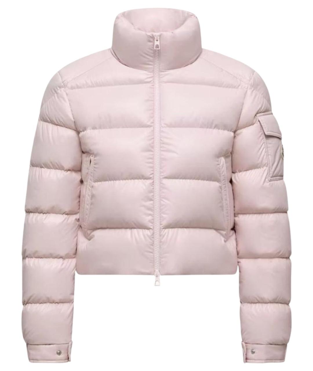 MONCLER Розовый пуховик, фото 1