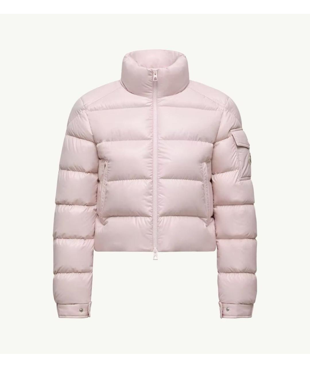 MONCLER Розовый пуховик, фото 6