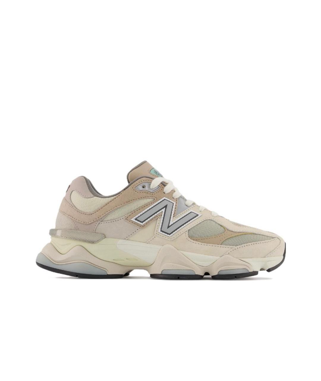 NEW BALANCE Бежевые замшевые кроссовки, фото 1