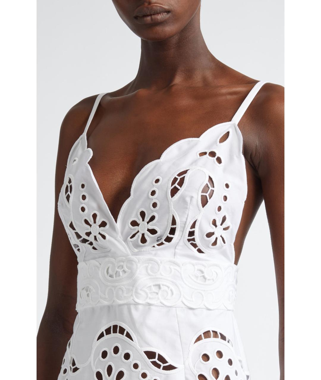 DOLCE&GABBANA Белое коктейльное платье, фото 4