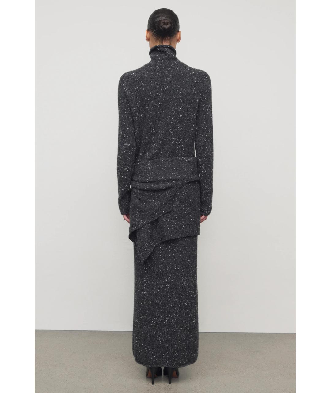 THE ROW Серое повседневное платье, фото 4