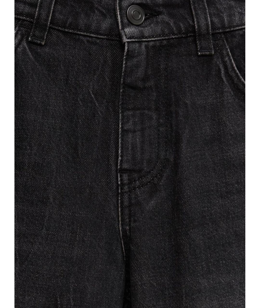 THE ROW Черные хлопковые прямые джинсы, фото 3