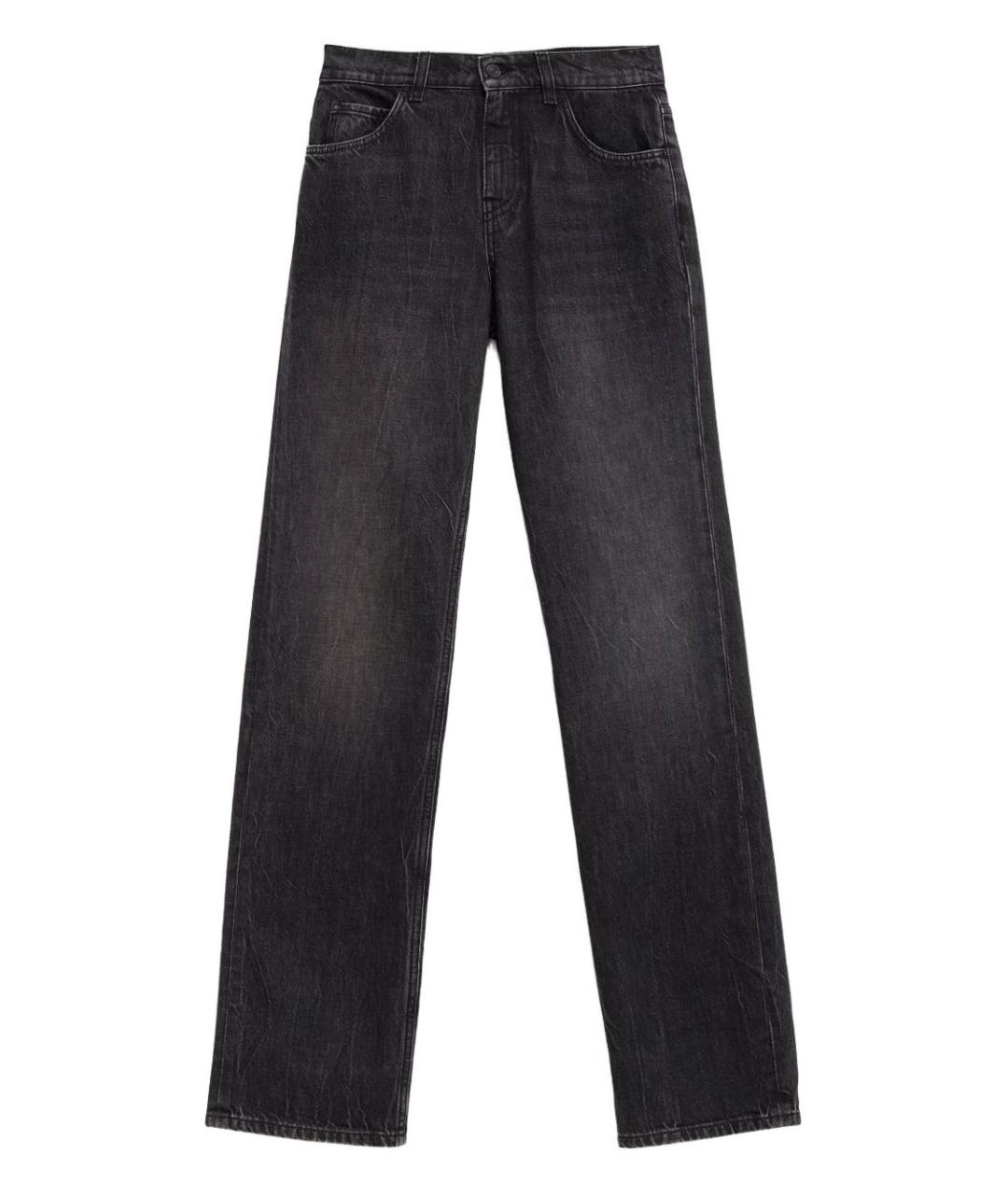 THE ROW Черные хлопковые прямые джинсы, фото 1