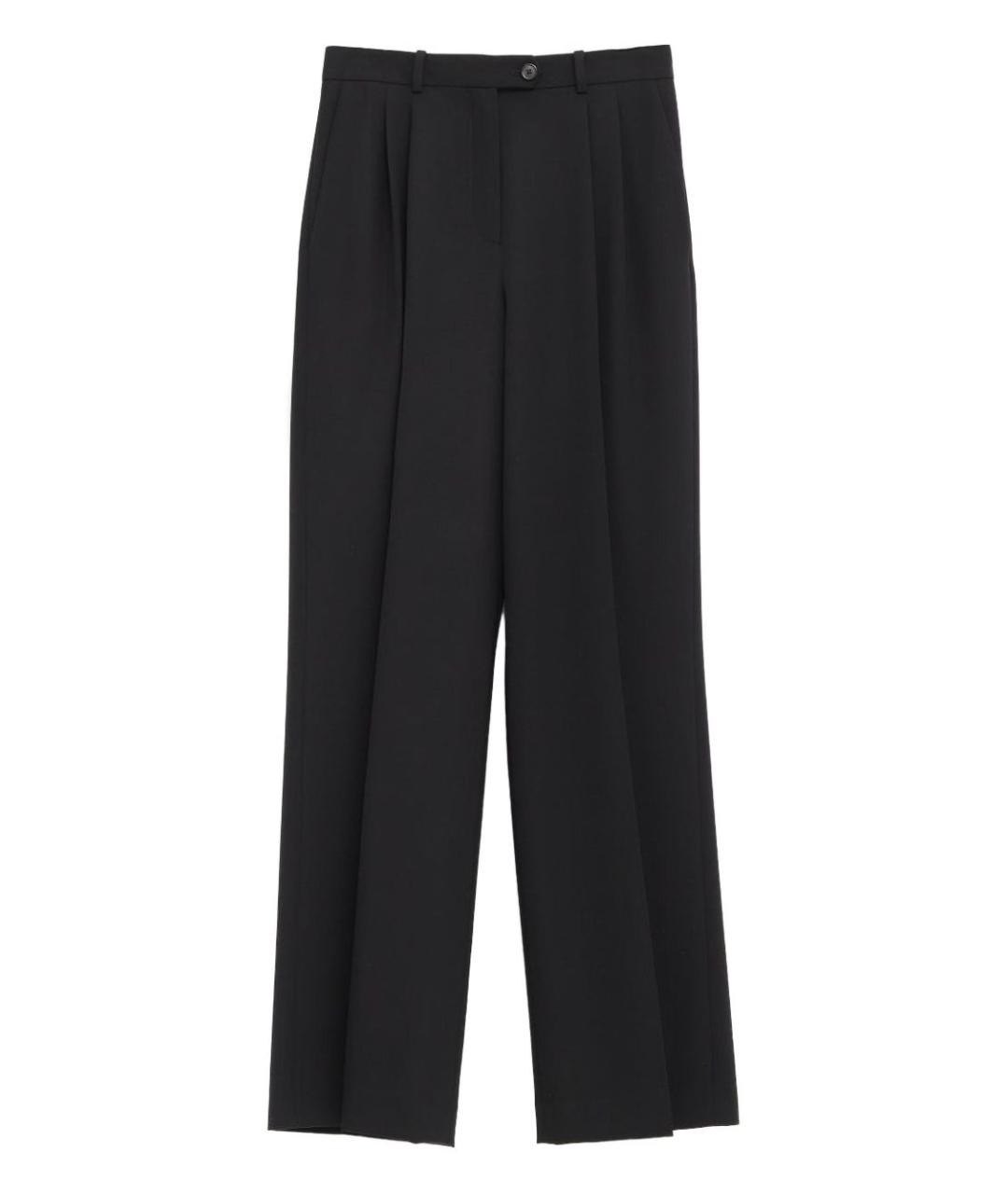 THE ROW Черные прямые брюки, фото 1