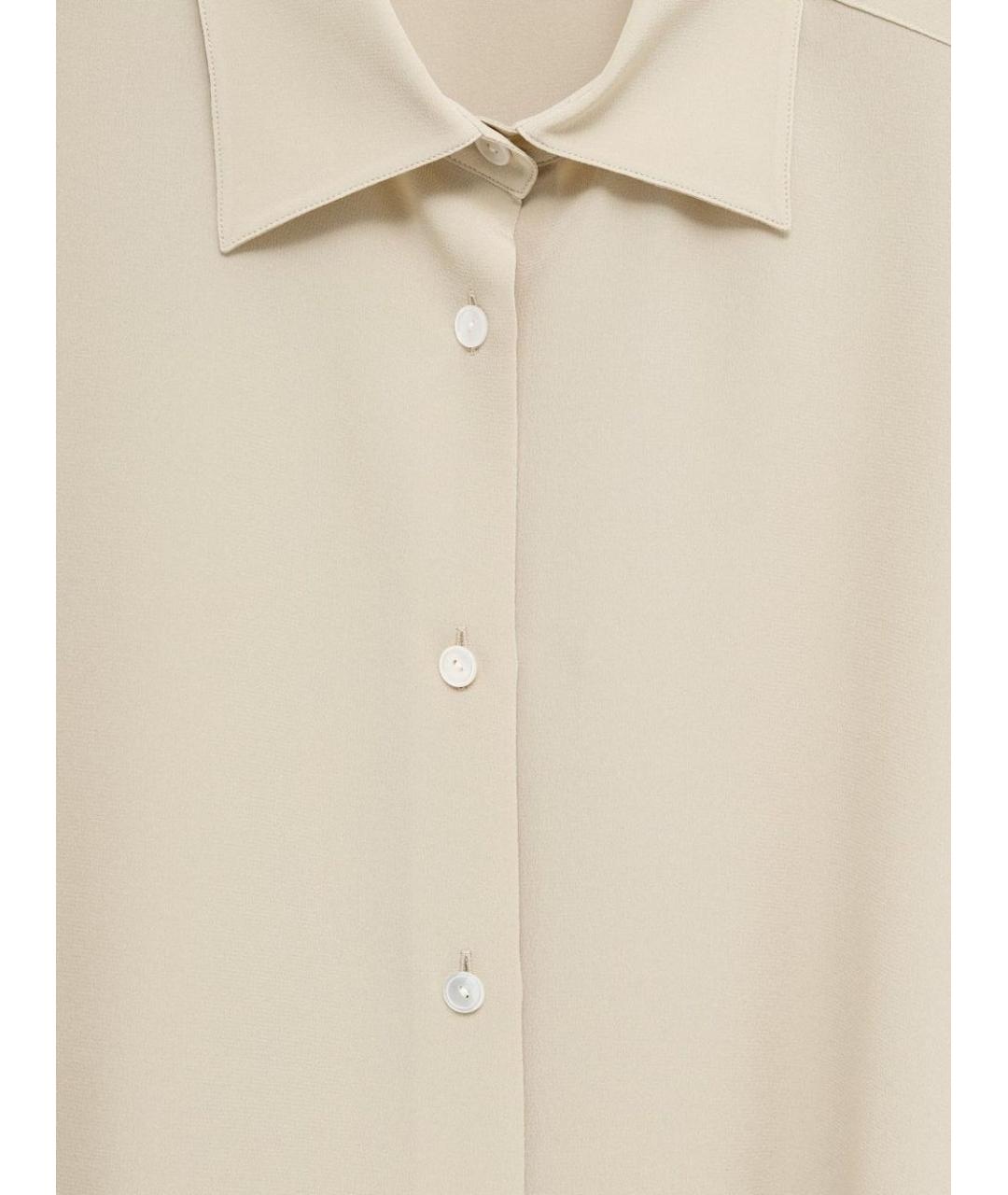 THE ROW Бежевая рубашка, фото 2