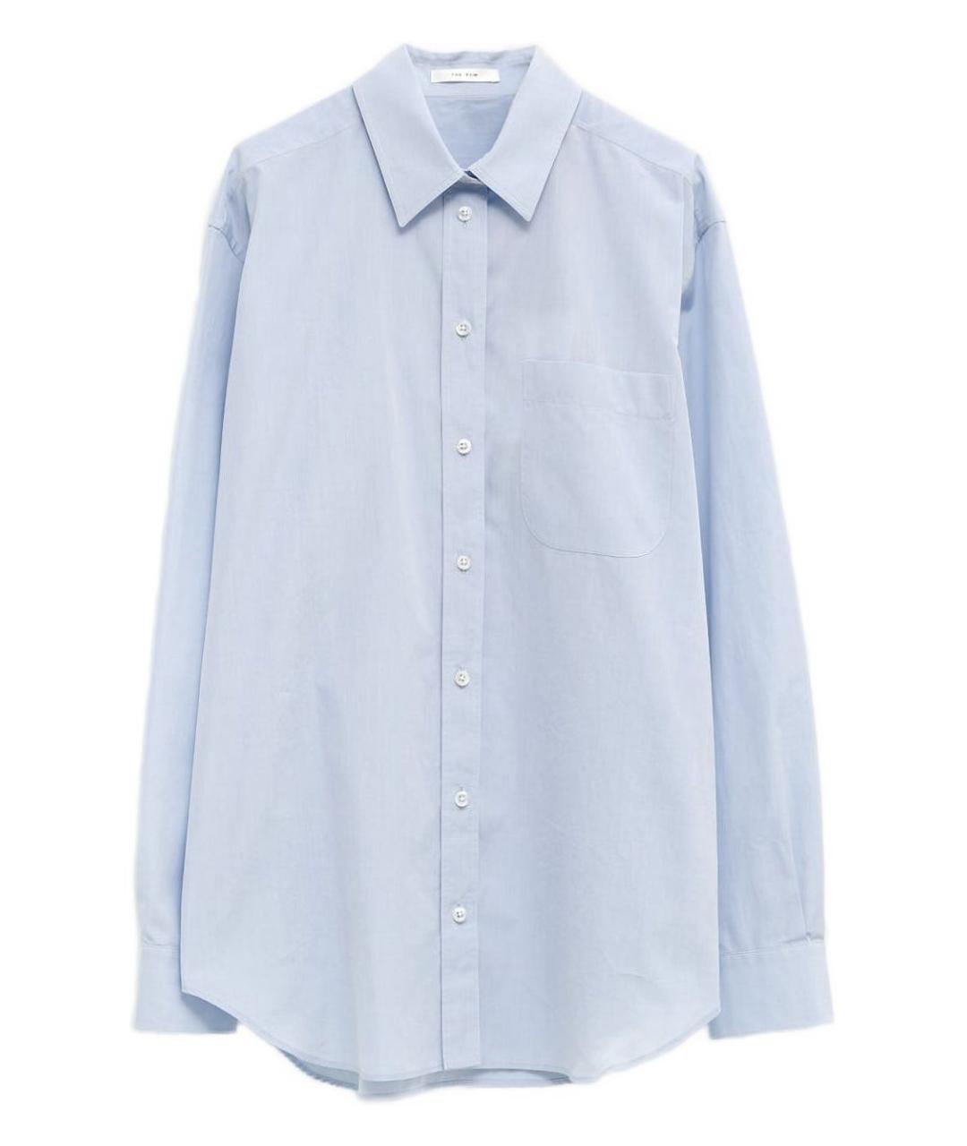 THE ROW Голубая хлопковая рубашка, фото 1