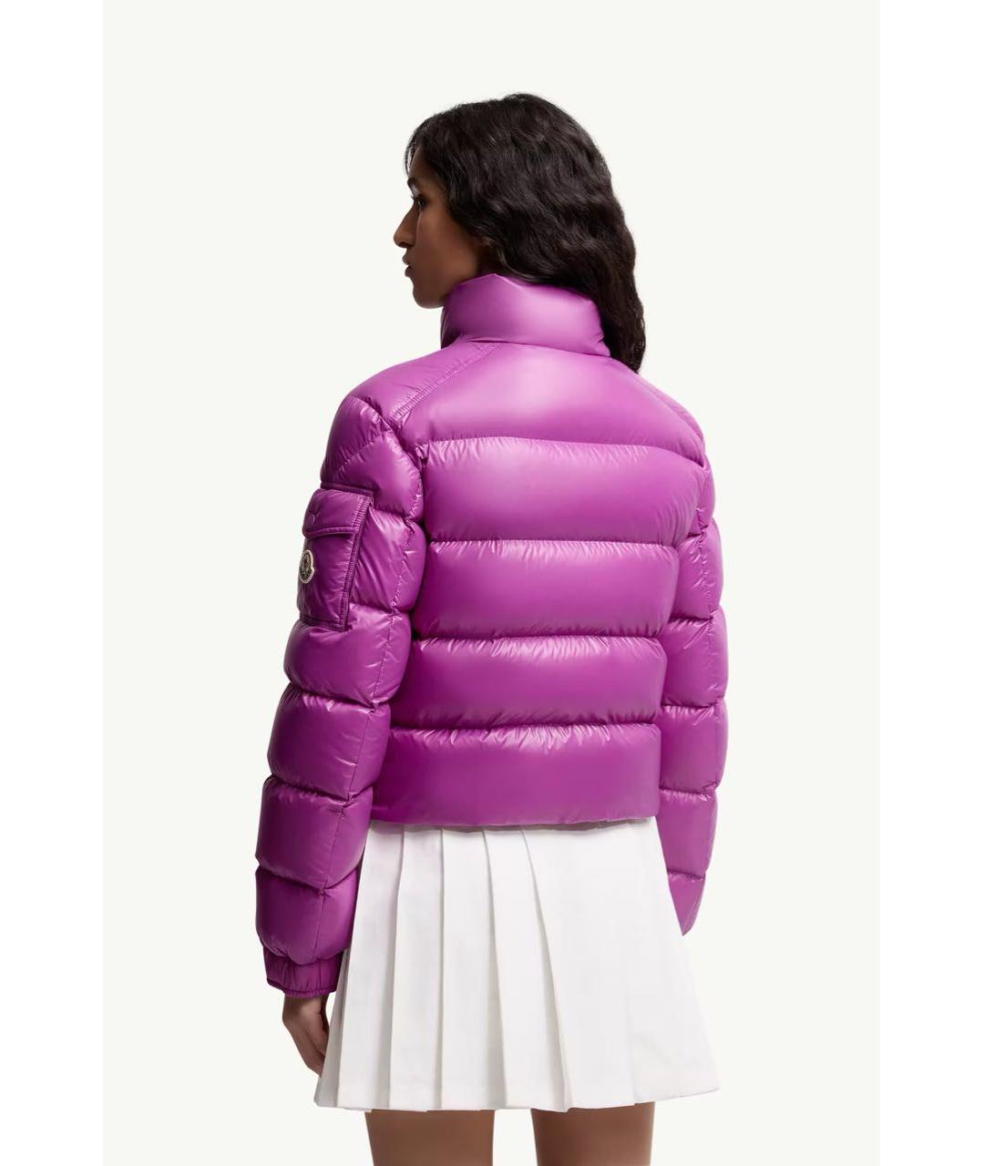 MONCLER Фуксия пуховик, фото 3