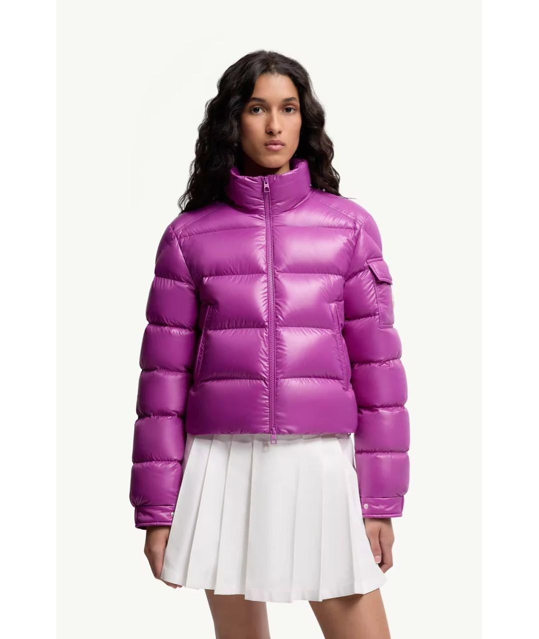 MONCLER Фуксия пуховик, фото 2