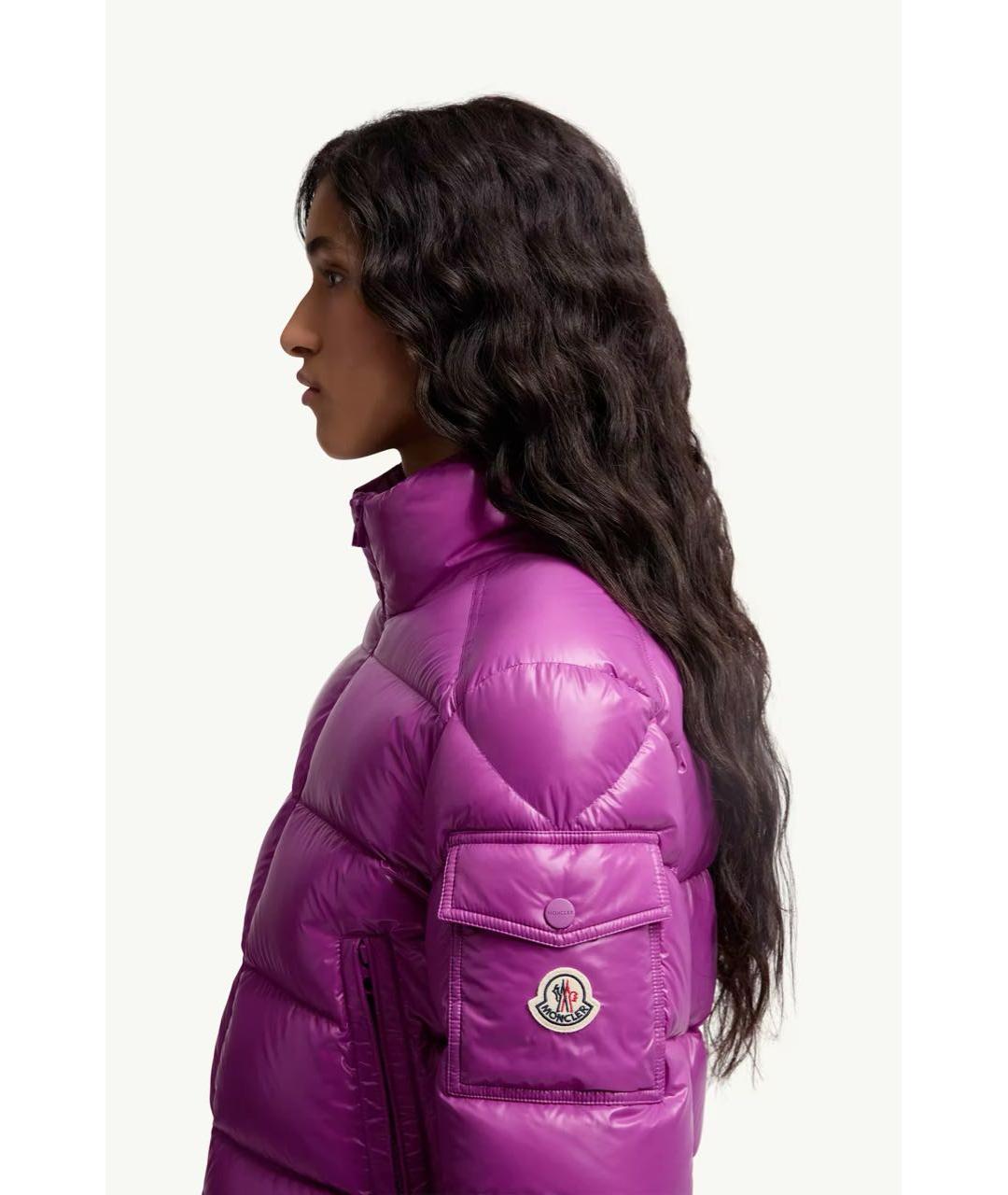 MONCLER Фуксия пуховик, фото 6