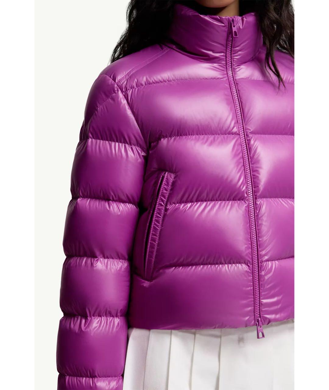 MONCLER Фуксия пуховик, фото 4