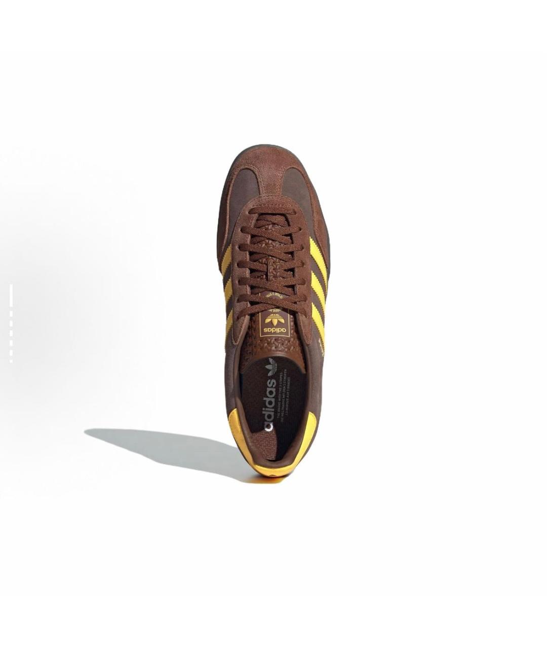 ADIDAS Коричневые замшевые кроссовки, фото 5
