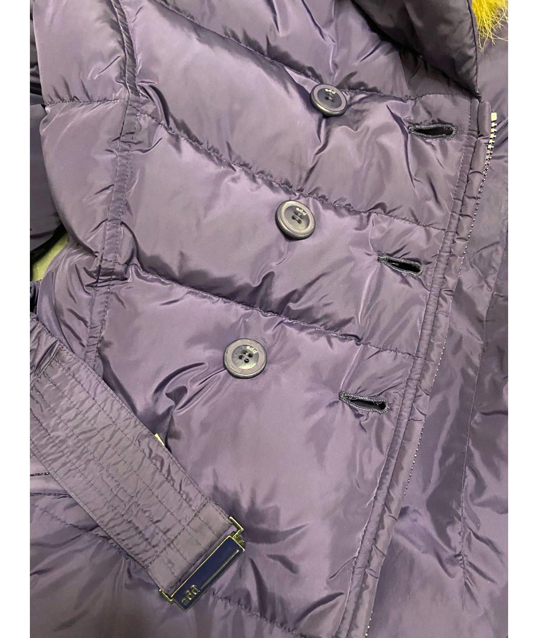 ADD Фиолетовый полиэстеровый пуховик, фото 8