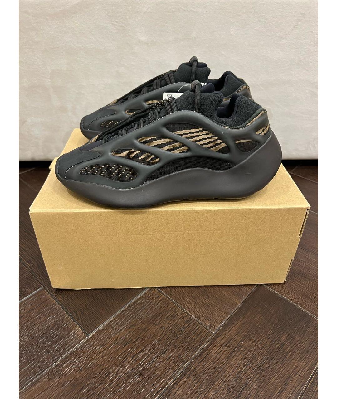 ADIDAS YEEZY Черные текстильные кроссовки, фото 8