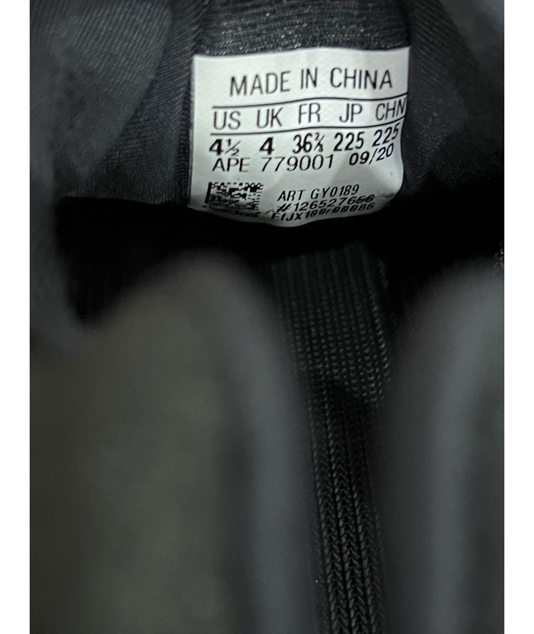 ADIDAS YEEZY Черные текстильные кроссовки, фото 3