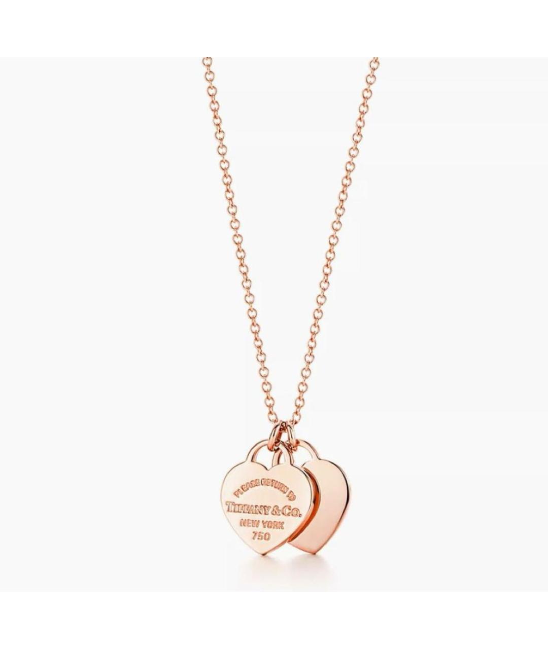 TIFFANY&CO Золотая подвеска из розового золота, фото 4