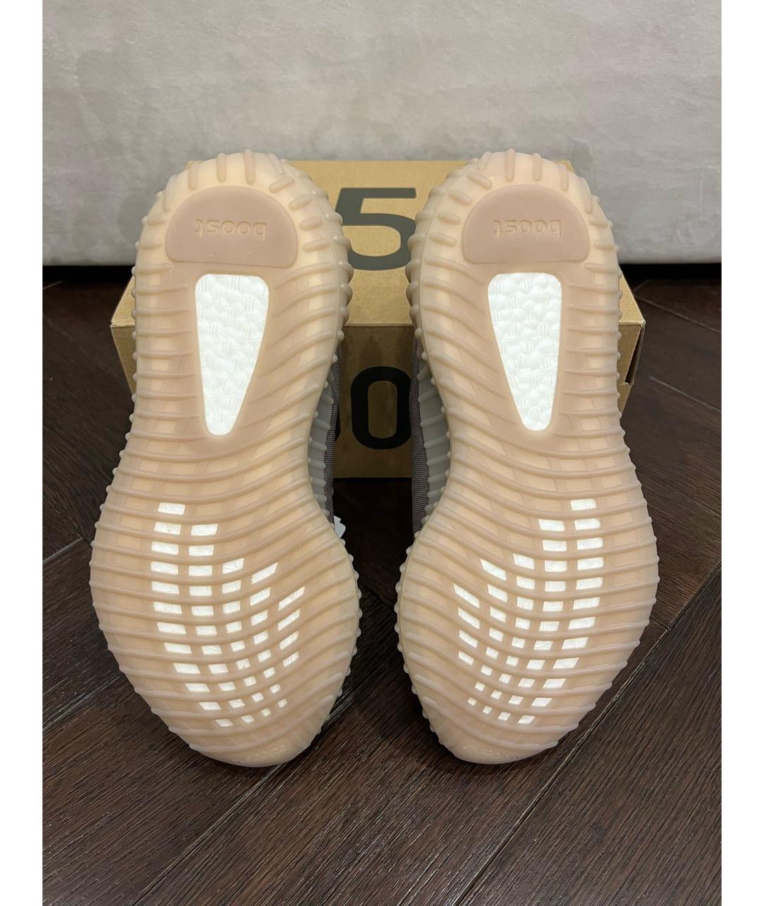 ADIDAS YEEZY Фиолетовые текстильные кроссовки, фото 5