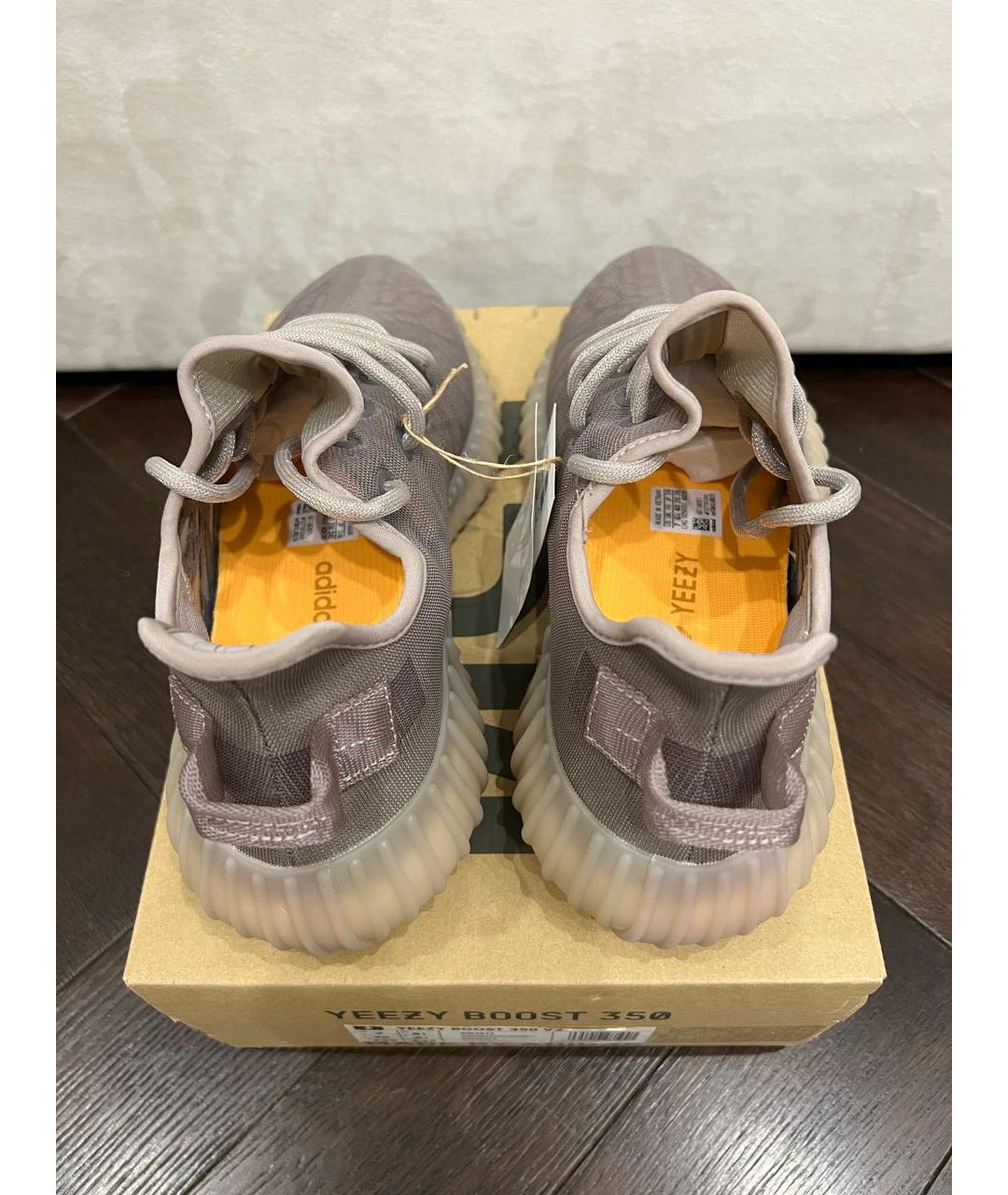 ADIDAS YEEZY Фиолетовые текстильные кроссовки, фото 2