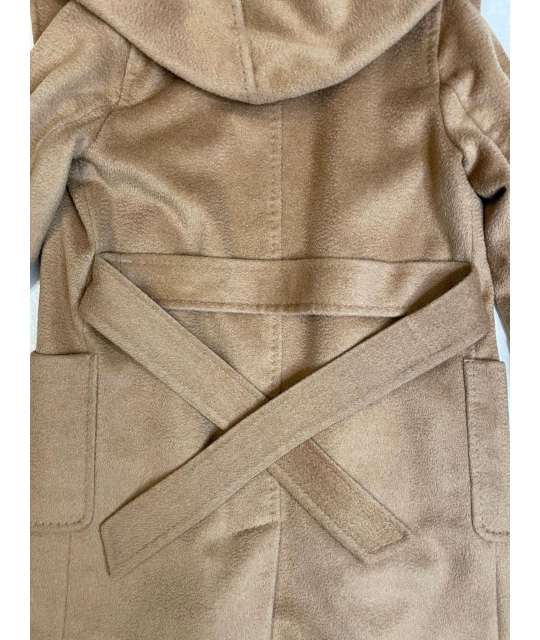 MAX MARA Коричневое шерстяное пальто, фото 3