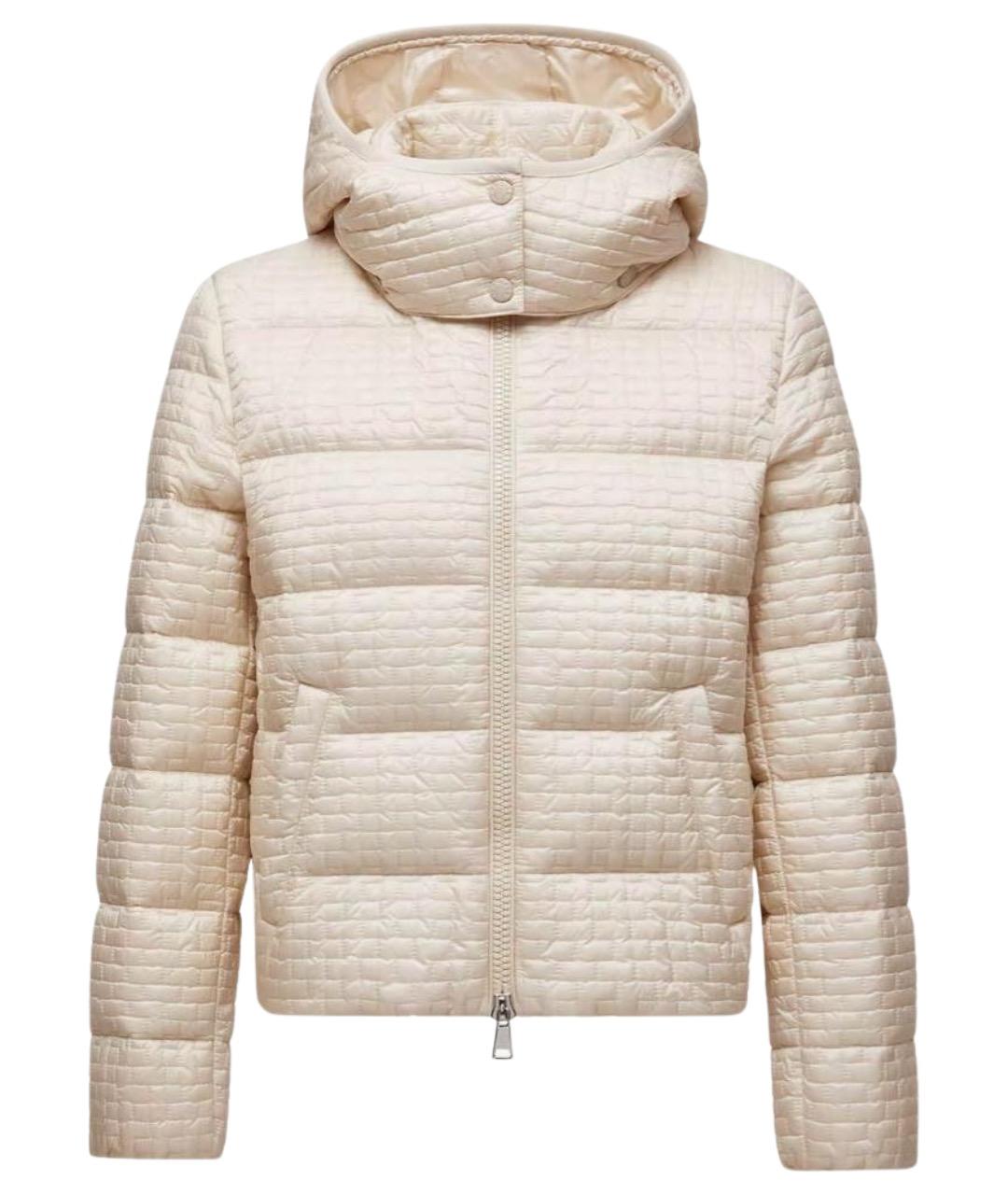 MONCLER Бежевый пуховик, фото 1