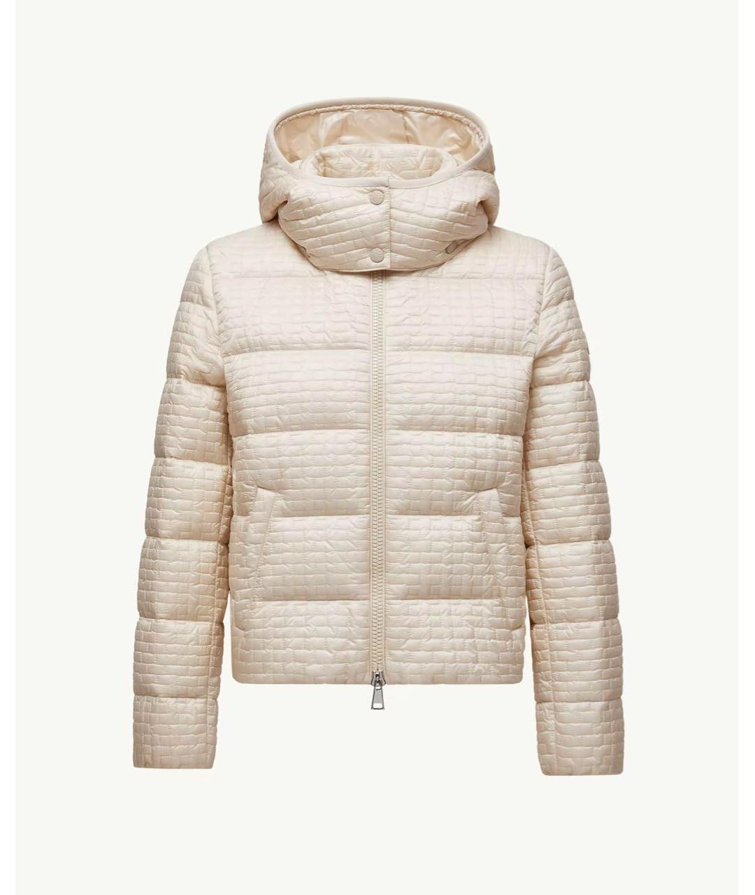 MONCLER Бежевый пуховик, фото 7