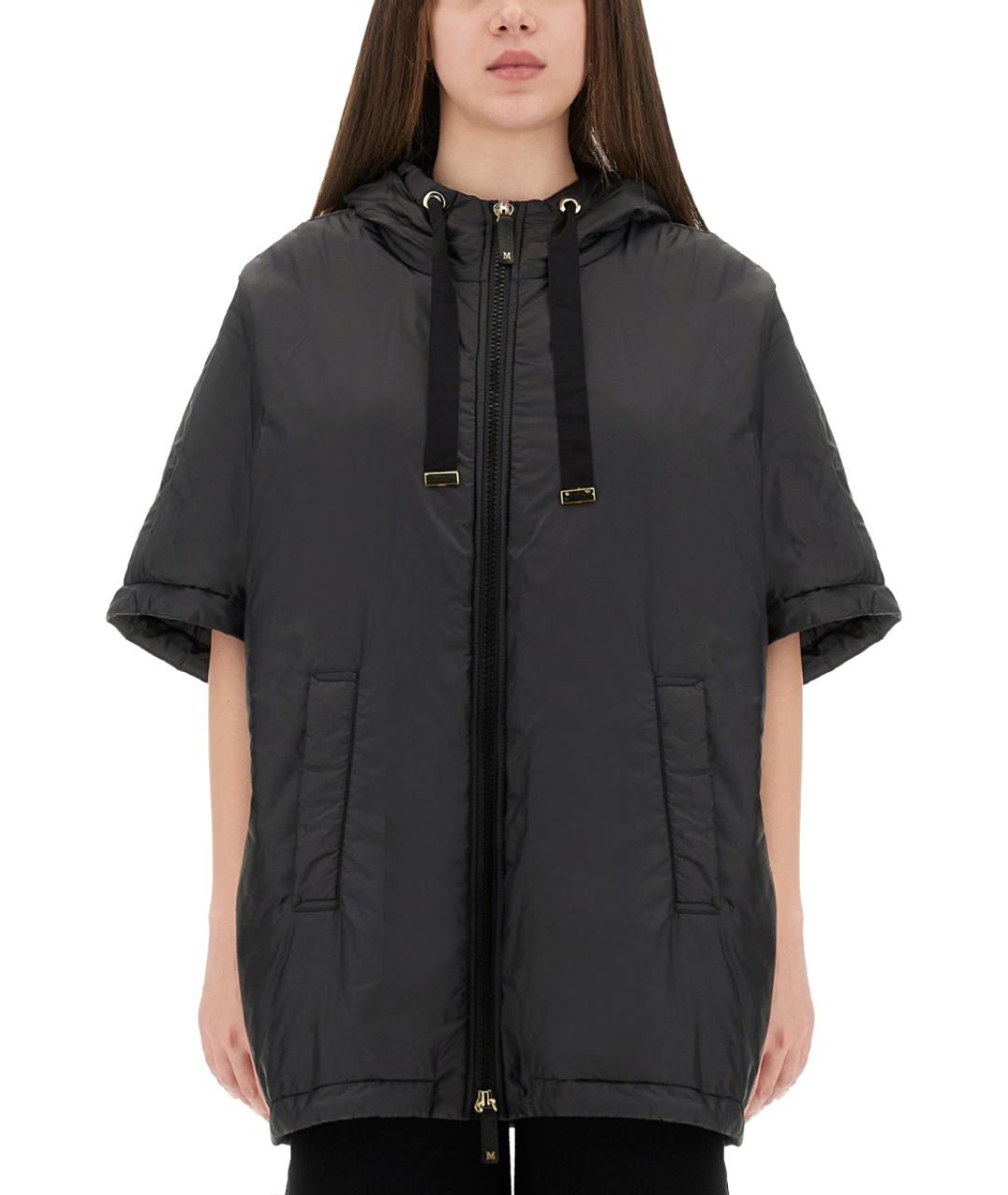 'S MAX MARA Черный полиэстеровый жилет, фото 2