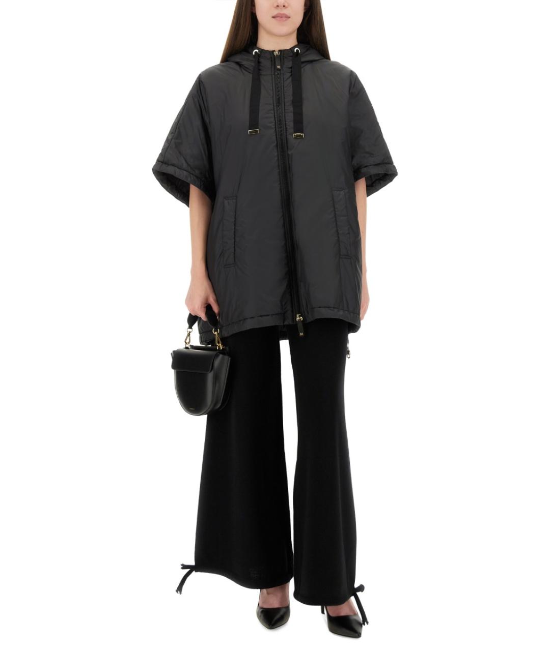 'S MAX MARA Черный полиэстеровый жилет, фото 3