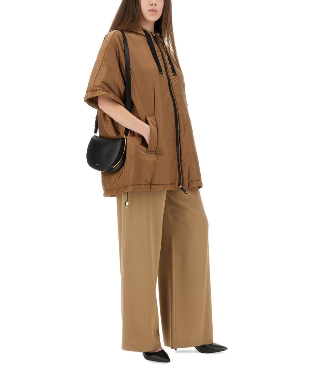 'S MAX MARA Бежевый полиэстеровый жилет, фото 3