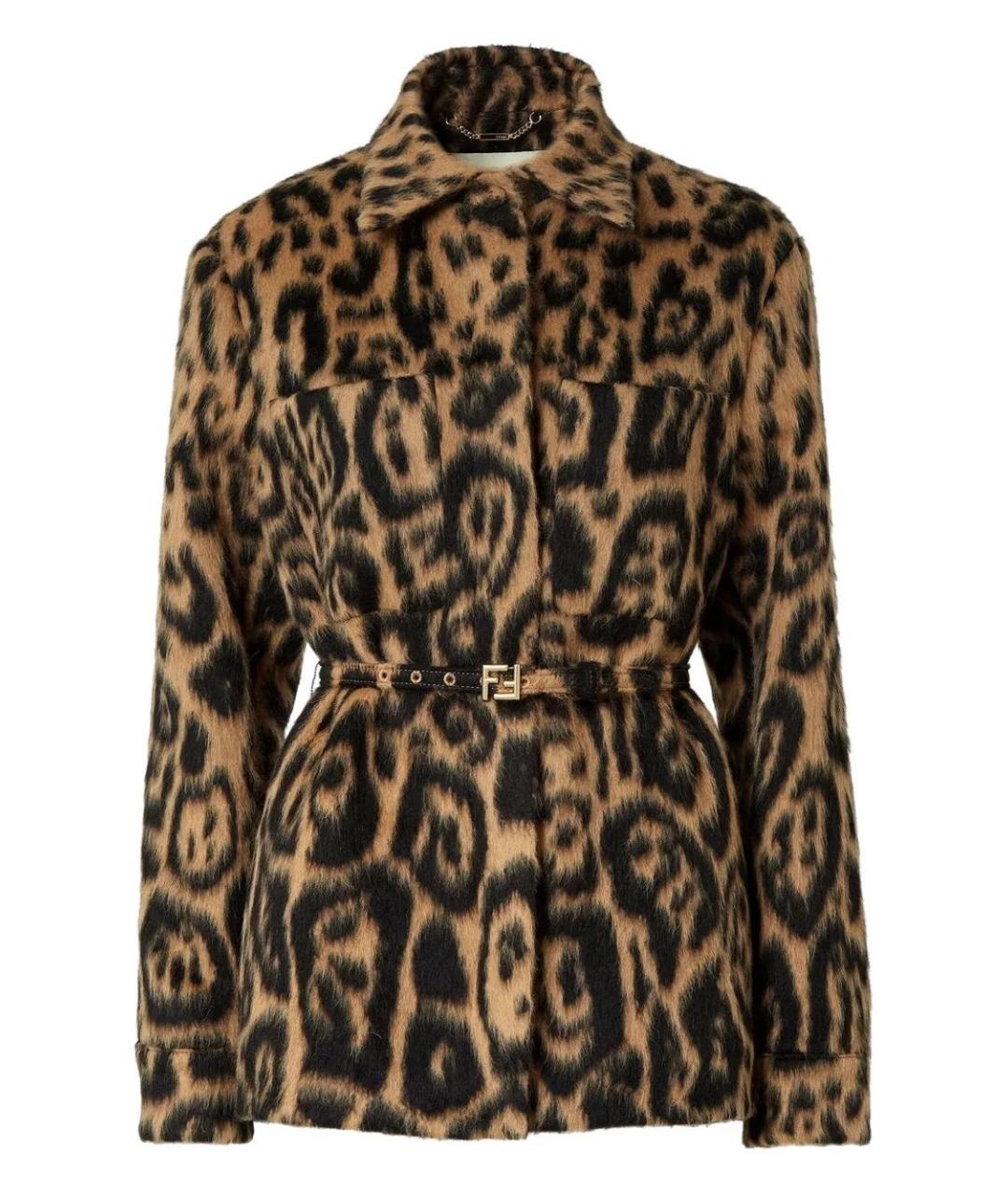 FENDI Мульти шерстяная куртка, фото 1