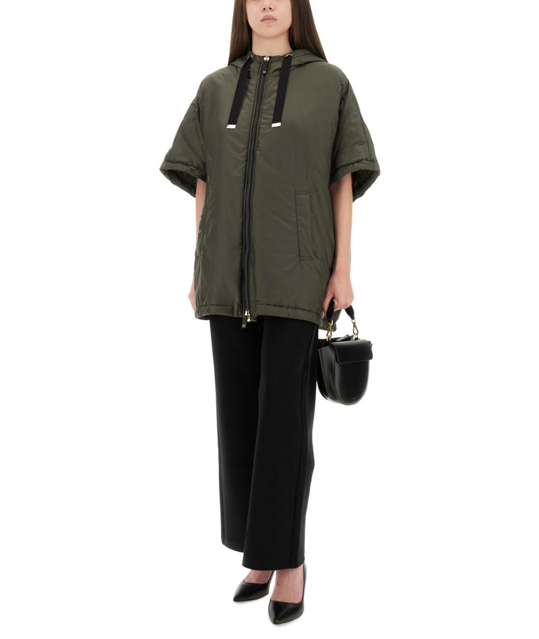 'S MAX MARA Зеленый полиэстеровый жилет, фото 3